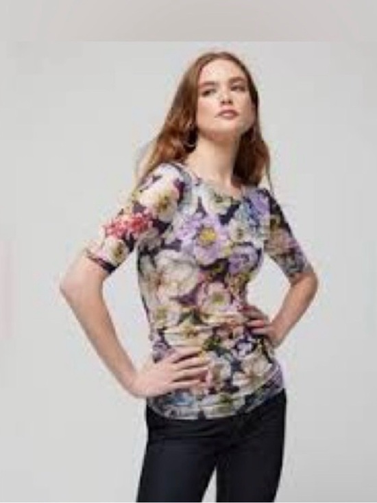 White House Black Market Tops - WHBM top Mesh shirted side tee NWT